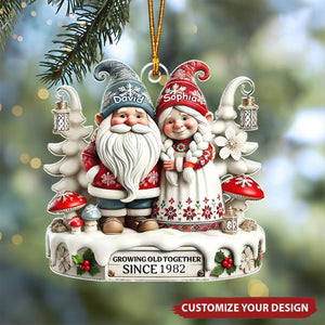 Couple Together Personalized Acrylic Ornament - Gift For Husband, Wife