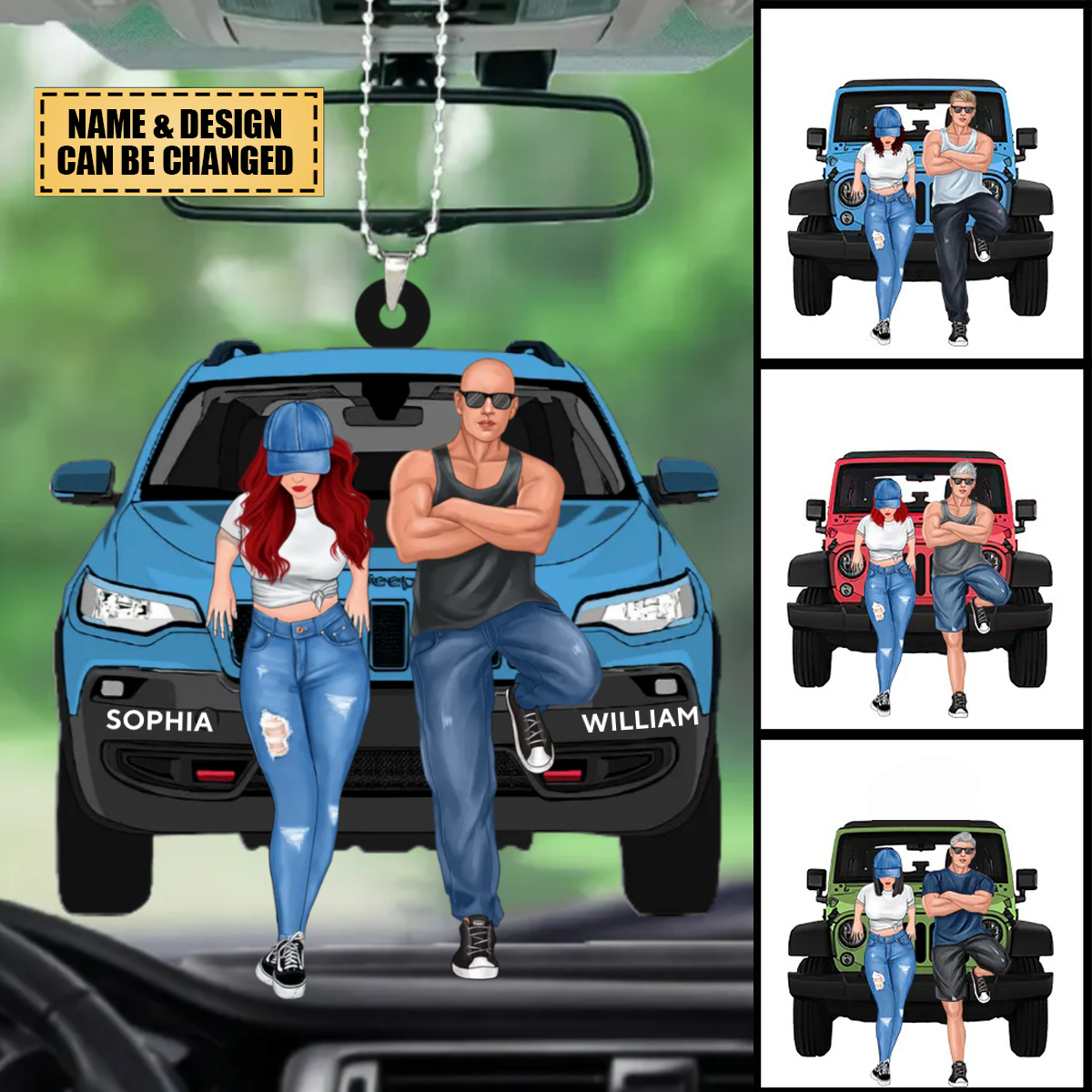 Personalized Off-Road Car Travel Ornament - Perfect Gift For Journey Lovers