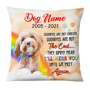 Personalized Dog Memo Photo Pillow