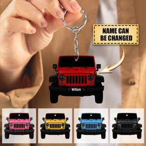 Personalized Car Acrylic Keychain - Gift For Car Lover