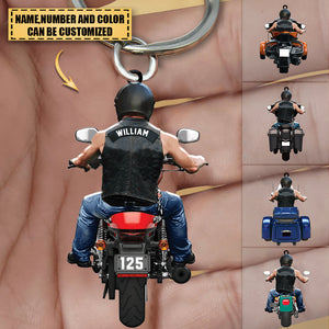 MOTORBIKE LOVERS - PERSONALIZED Keychain GIFT FOR BIKER