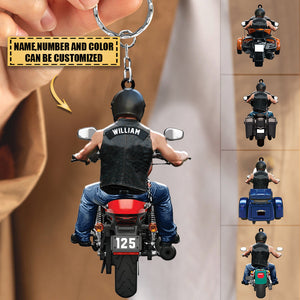 MOTORBIKE LOVERS - PERSONALIZED Keychain GIFT FOR BIKER